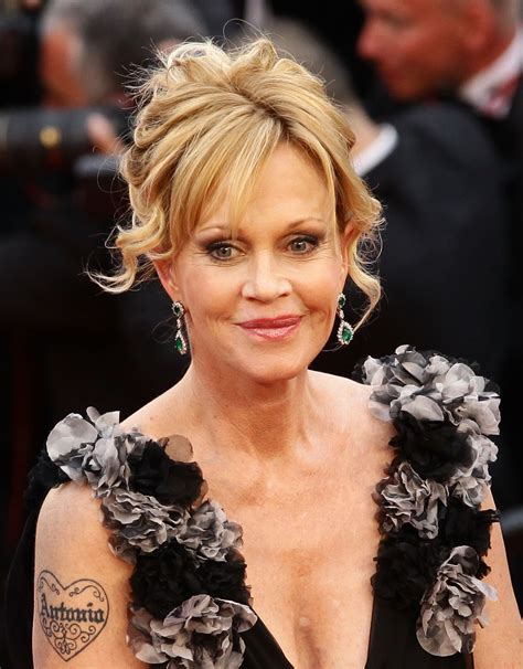 Melanie Griffith Celebrities Who Had Tattoos Of Lovers Removed Time