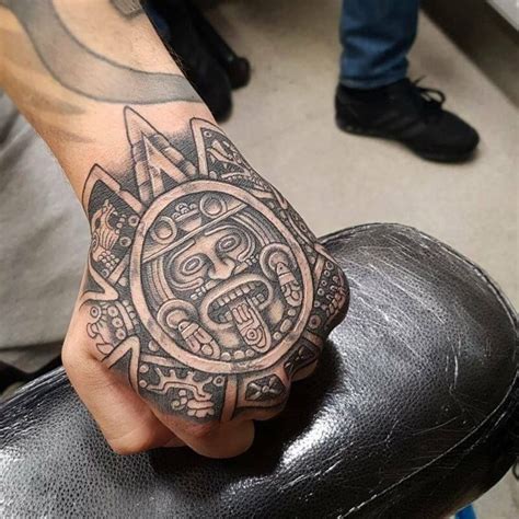 160 Aztec Tattoo Ideas For Men And Women The Body Is A Canvas Hand