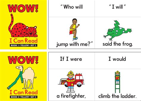 beginner readers wow   read set  yellow learn heaps