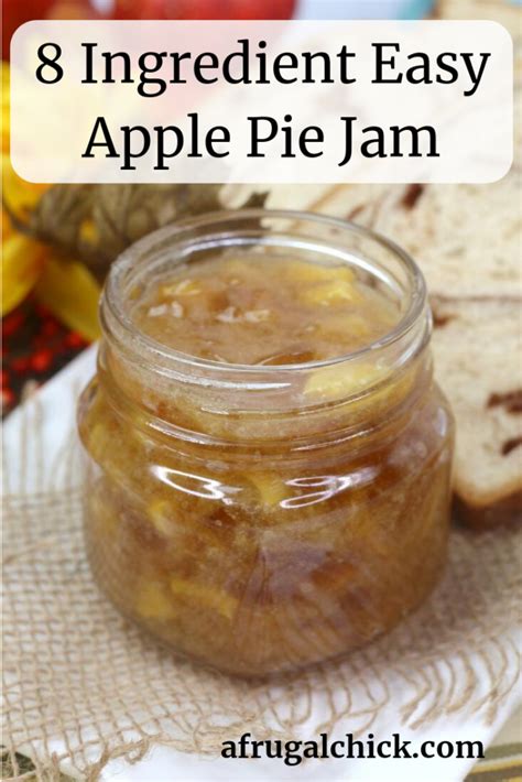 ingredient easy apple pie jam