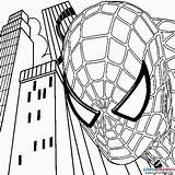 Spiderman Coloring Superheroes Crafts Kids Tattoo Templates Drawings sketch template