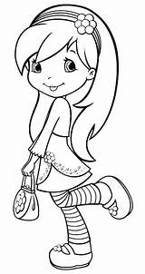 Coloring Pages Shortcake Strawberry Torte Raspberry Cartoon Colouring Para Drawings Easy Colorear Sheets Books Kids Kiddies Drawing Disney Visit Color sketch template