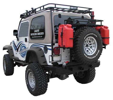 garvin   series rear bumper  swing  tire carrier    jeep wrangler tj