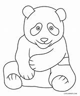 Panda Coloring Pages Kids Cool2bkids sketch template