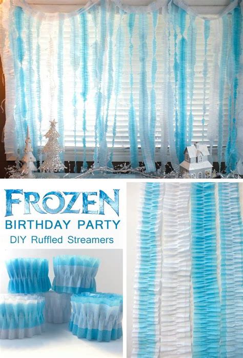 Frozen Birthday Party Decorations Diy The Cake Boutique