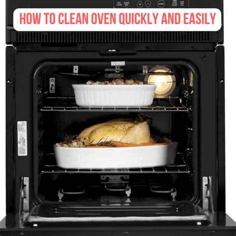 clean oven quickly  easily easyhometipsorg