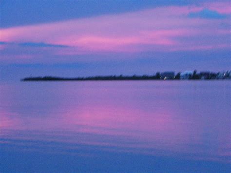 key largo fl pink water at sunset photo picture image florida at