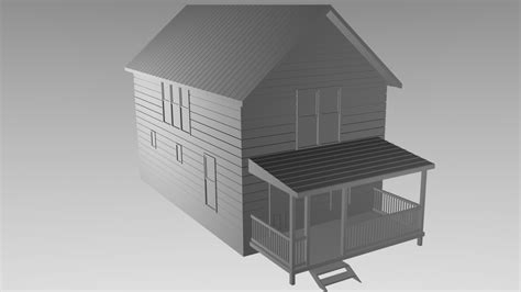 simple house  model  buildings dexport