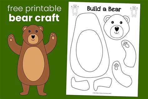 build  bear craft  kids  printable  merry
