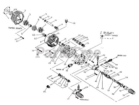 craftsman    craftsman  psi pressure washer repair parts drawing number