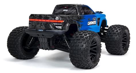 arrma granite    mega rtr monster truck blue