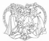 Disney Princess Princesses Pages Coloring Drawing Lineart Goude Colouring Deviantart Colors Adult Printable Color Drawings Book Printables Group Getdrawings Visit sketch template