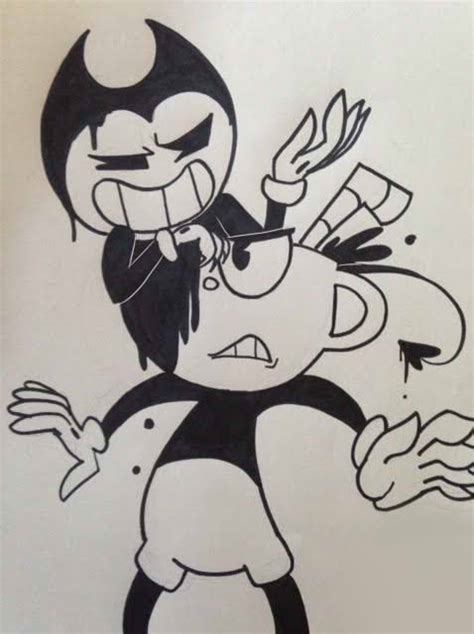 Bendy And Cuphead By Cinderhollow13 On Deviantart