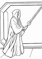 Sidious Lightsaber Wars Saber Palpatine Colouring Sabre Sith Colornimbus Insertion sketch template