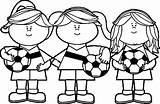 Soccer Wecoloringpage Clipartmag Olphreunion sketch template