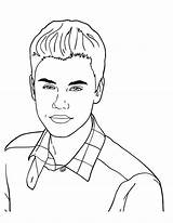Justin Bieber Coloring Cute Pages Drawing Icon Music Timberlake Netart Template Sketch Getcolorings Printable Getdrawings sketch template