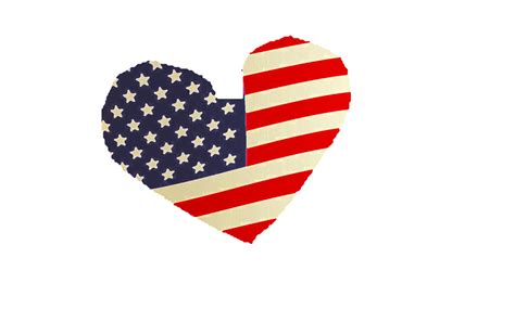 flag american heart  stock photo public domain pictures