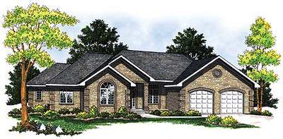 beautiful ranch home plan ah st floor master suite cad   ranch