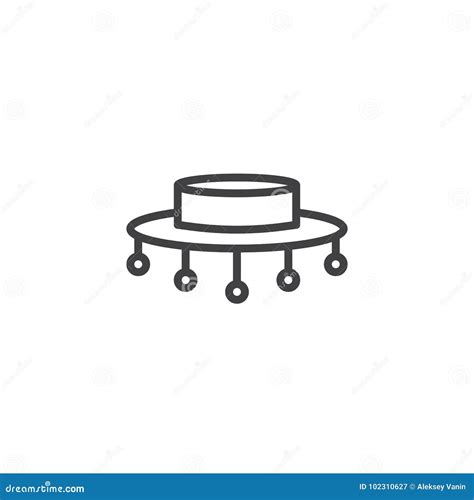 flamenco hat  icon stock vector illustration  graphics
