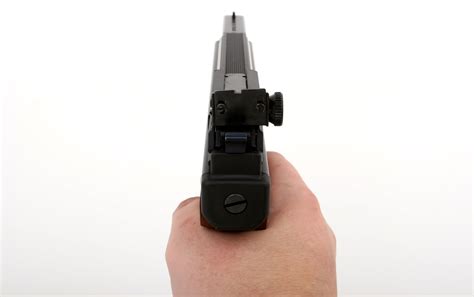 hand gun  aimed  photo  freeimagescom