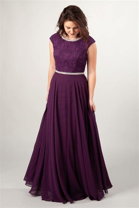 affordable modest prom dresses bethie purple latterdaybride prom dresses modest modest