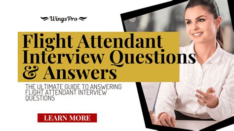 Flight Attendant Interview Questions 2023 Complete Guide Wingspro