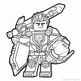 Nexo Knights Colorear Roblox Colouring Weapons Wonder Xcolorings Mentve sketch template