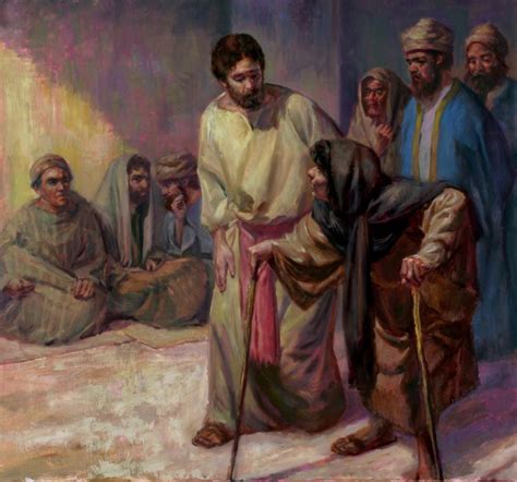 healing   crippled woman   sabbath reche bog da bde