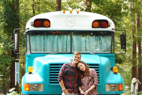 a couple from georgia has converted an old school bus into