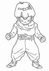 Coloring Pages Future Gohan Back Awesome Young Printable Dragon Ball Teen Getdrawings Getcolorings Color Categories Template sketch template