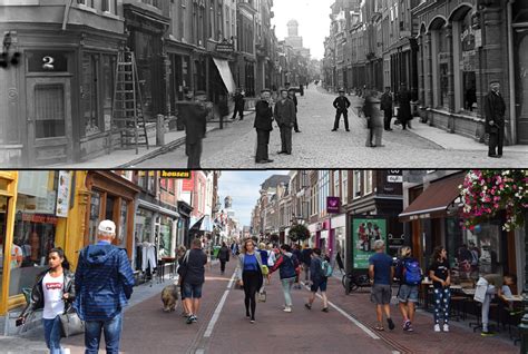 leuk om te zien   leidse straten vroeger en nu indebuurt leiden