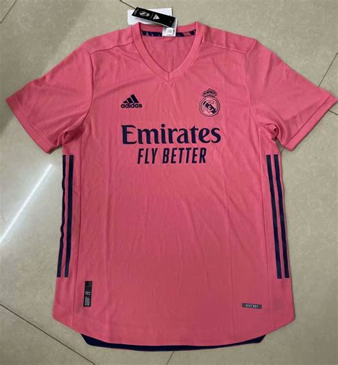 adult top players version real madrid  pink soccer jersey football shirt