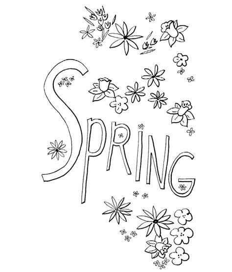 spring coloring printables  images spring coloring pages