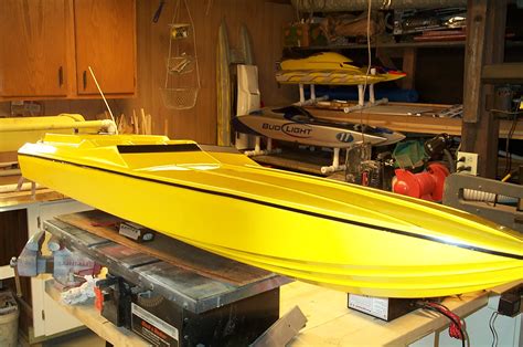 large scale rc model boats  simple plywood boat build