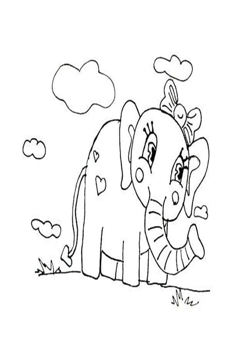 elephant baby coloring pages print  coloring pages