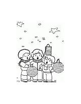 Coloring Pages Christmas Singing Carolers Magic Navigation Quick sketch template