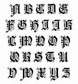 Manuscript Alphabet Printable Illuminated Letters Letter Medieval Printablee sketch template