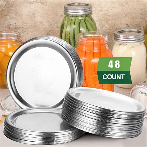 pack mason jar lids wide mouth canning lids food storage split