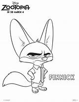 Zootopia Coloring Pages Printable Finnick Sheets Disney Printables Activity Fox Kids Finnik Sheet Zoo Fennec Print Clips Jerry Jr Shot sketch template