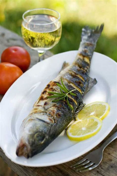 Grilled Lavraki Sea Bass Greek Recipes Cook At Home Food