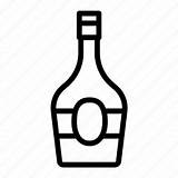 Bottle Cognac Hennessy Spirits Alcohol Liquor sketch template