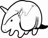 Armadillo Bestcoloringpagesforkids Armadillos Pinclipart sketch template