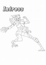 Chaotic Intress Coloriage sketch template