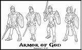 Coloring God Armor Pages Kids Armour Popular Children Coloringhome sketch template