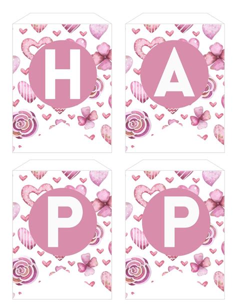 printable valentines day banner simply love printables