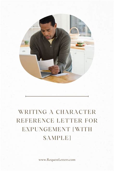 writing  character reference letter  expungement  sample