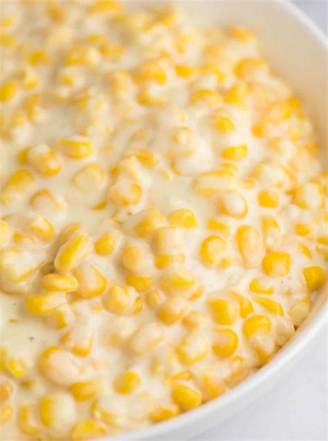 creamed corn recipe  cream cheese build  bite