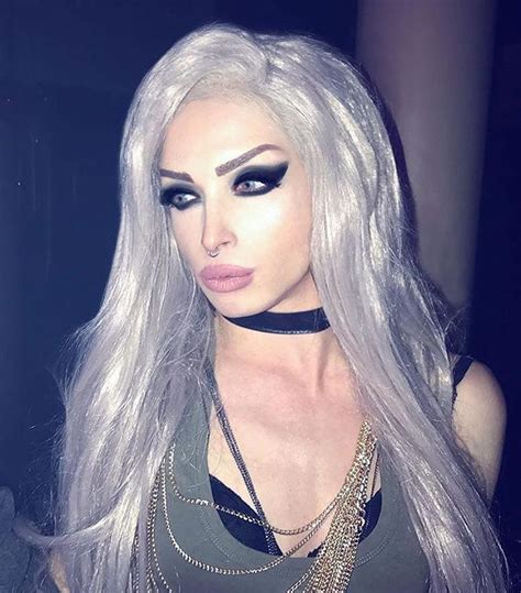 dragperfection on ig girls wearing heavy makeup so sexy