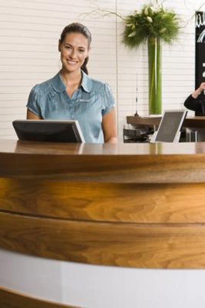 importance of a receptionist woman