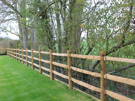 Heavy Post And Rail Fencing Jacksons Fencing